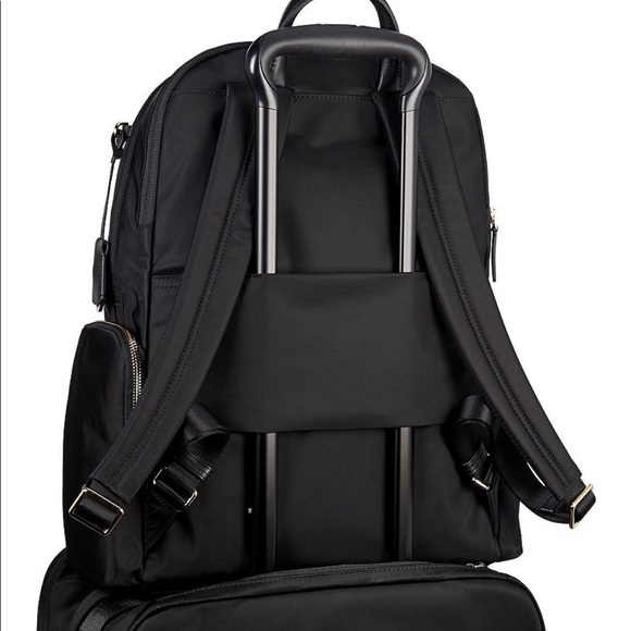 Tumi Black Backpack with Gold Hardware main image 4